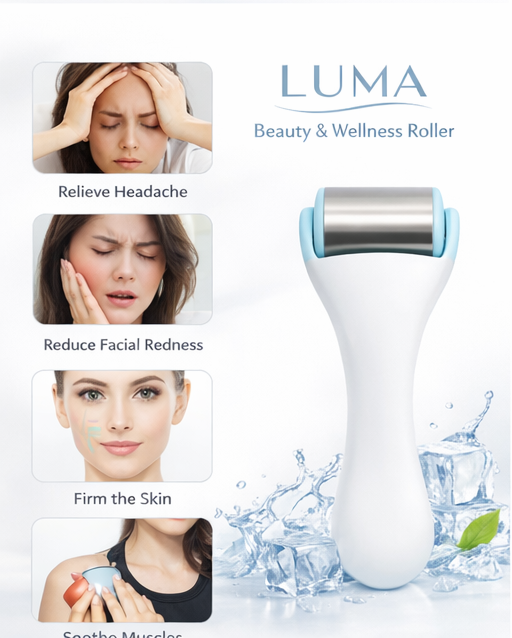 LUMA CryoGlow Ice Roller™ – Depuff, Sculpt & Refresh Skin Instantly