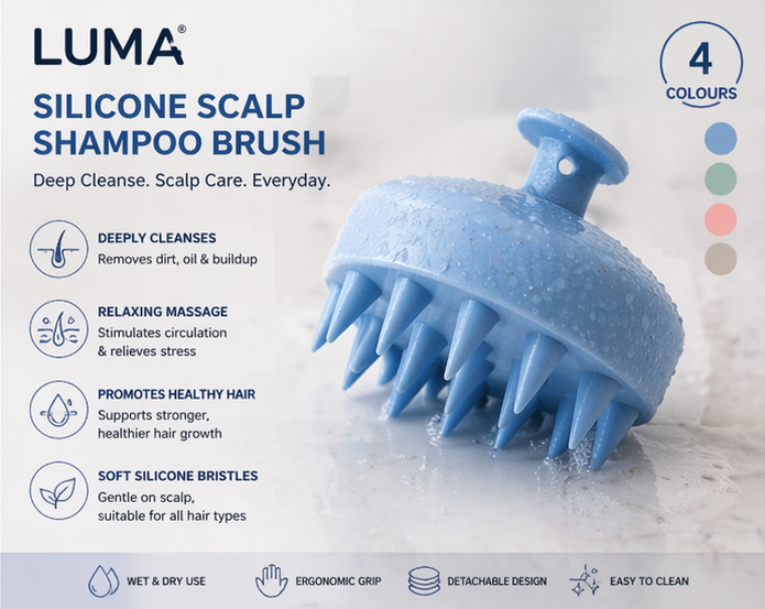 Luma Scalp Massager — Cleanse, Stimulate & Restore