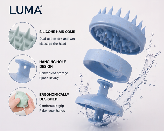Luma Scalp Massager — Cleanse, Stimulate & Restore