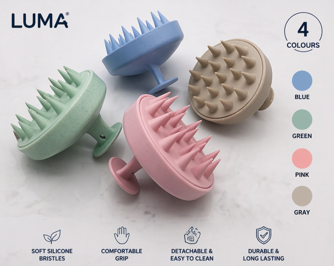 Luma Scalp Massager — Cleanse, Stimulate & Restore