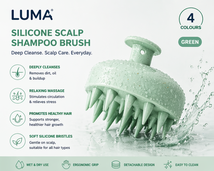 Luma Scalp Massager — Cleanse, Stimulate & Restore