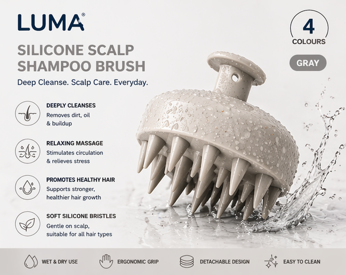 Luma Scalp Massager — Cleanse, Stimulate & Restore