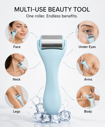 LUMA CryoGlow Ice Roller™ – Depuff, Sculpt & Refresh Skin Instantly