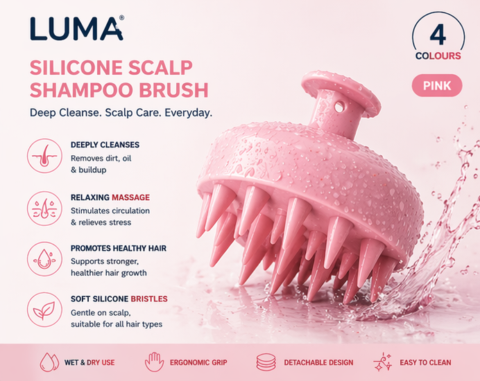 Luma Scalp Massager — Cleanse, Stimulate & Restore